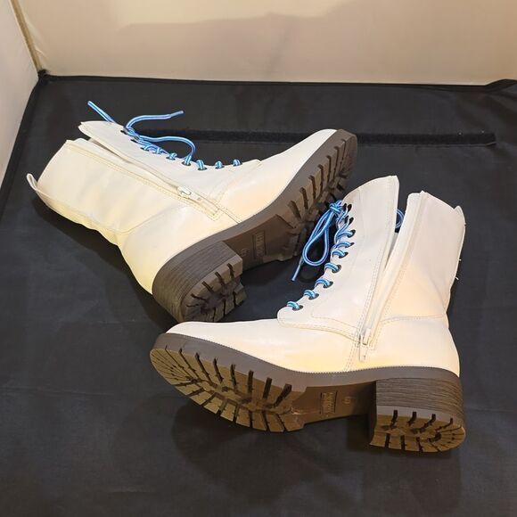 BRAND NEW DREAM PAIRS LACE-UP ROUND-TOE WOMEN'S BOOTS - Picture 8 of 14